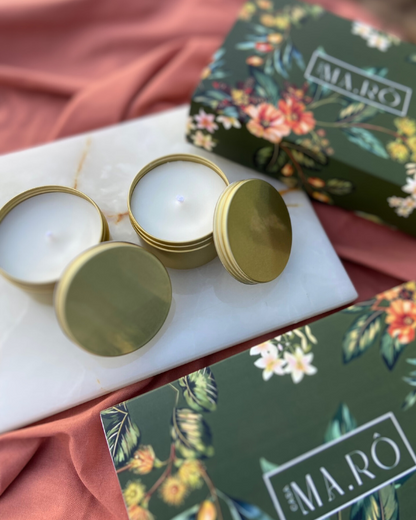 Kit de velas Botânico